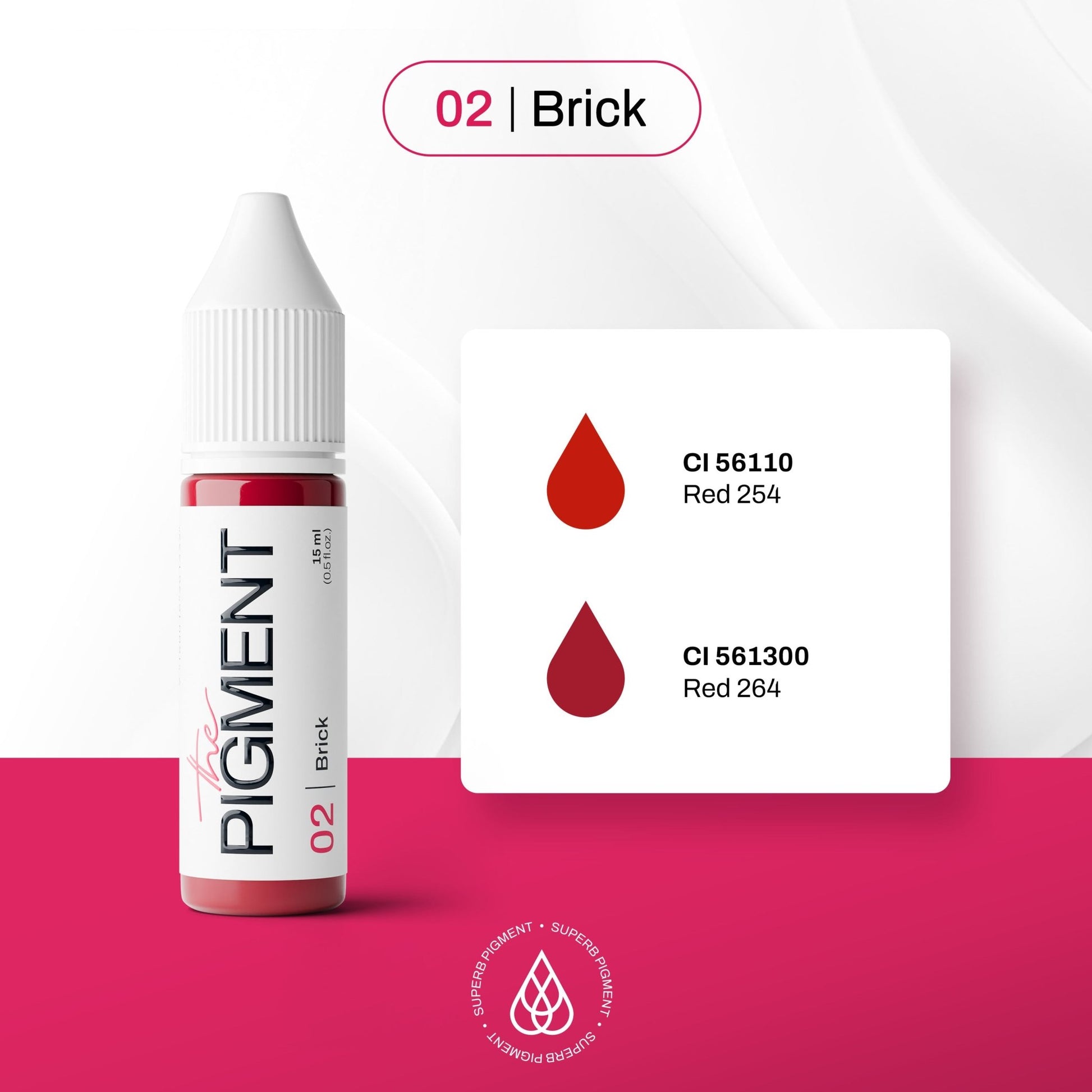 The Pigment - 02 Brick - 15ml