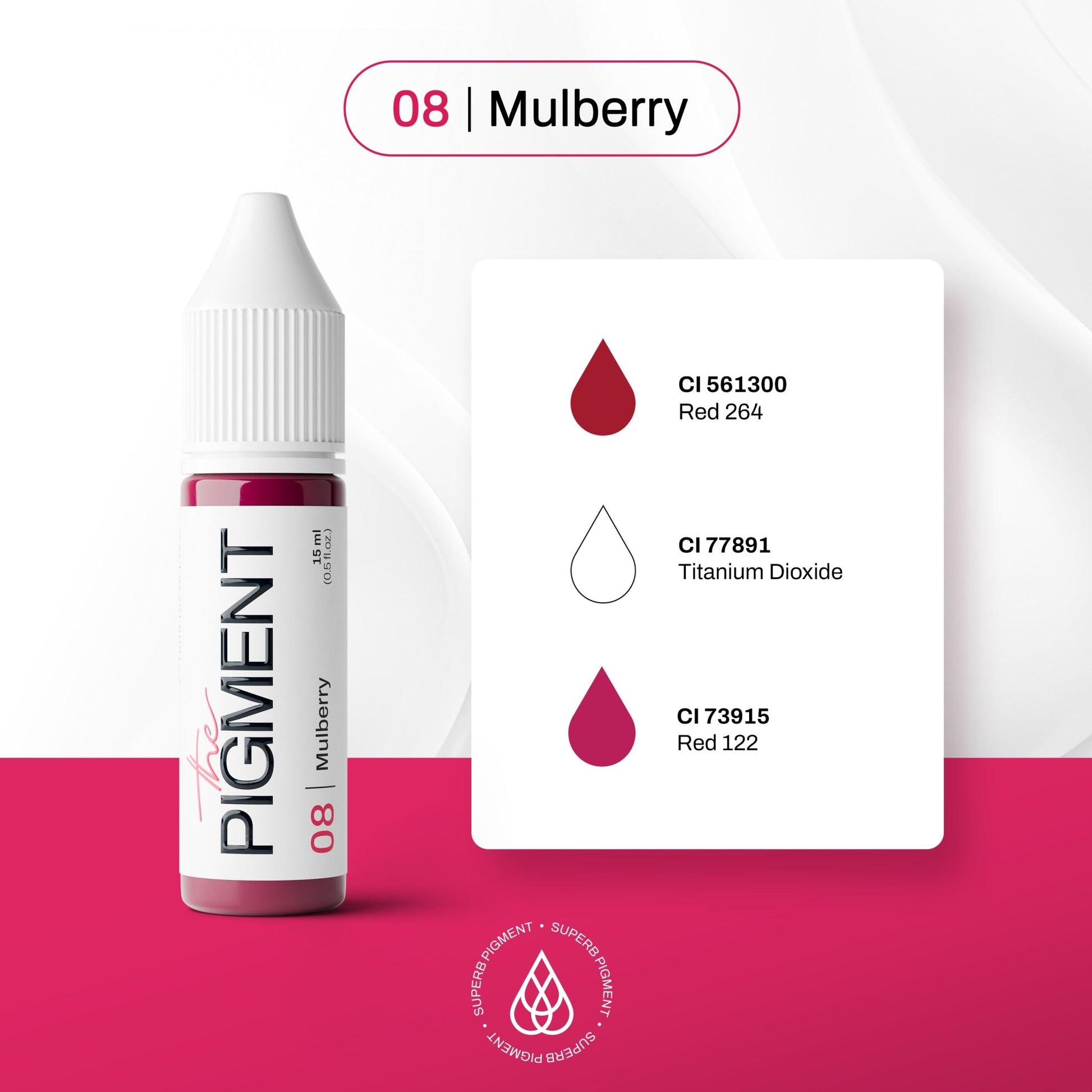 The Pigment - 08 Mulberry - 15ml