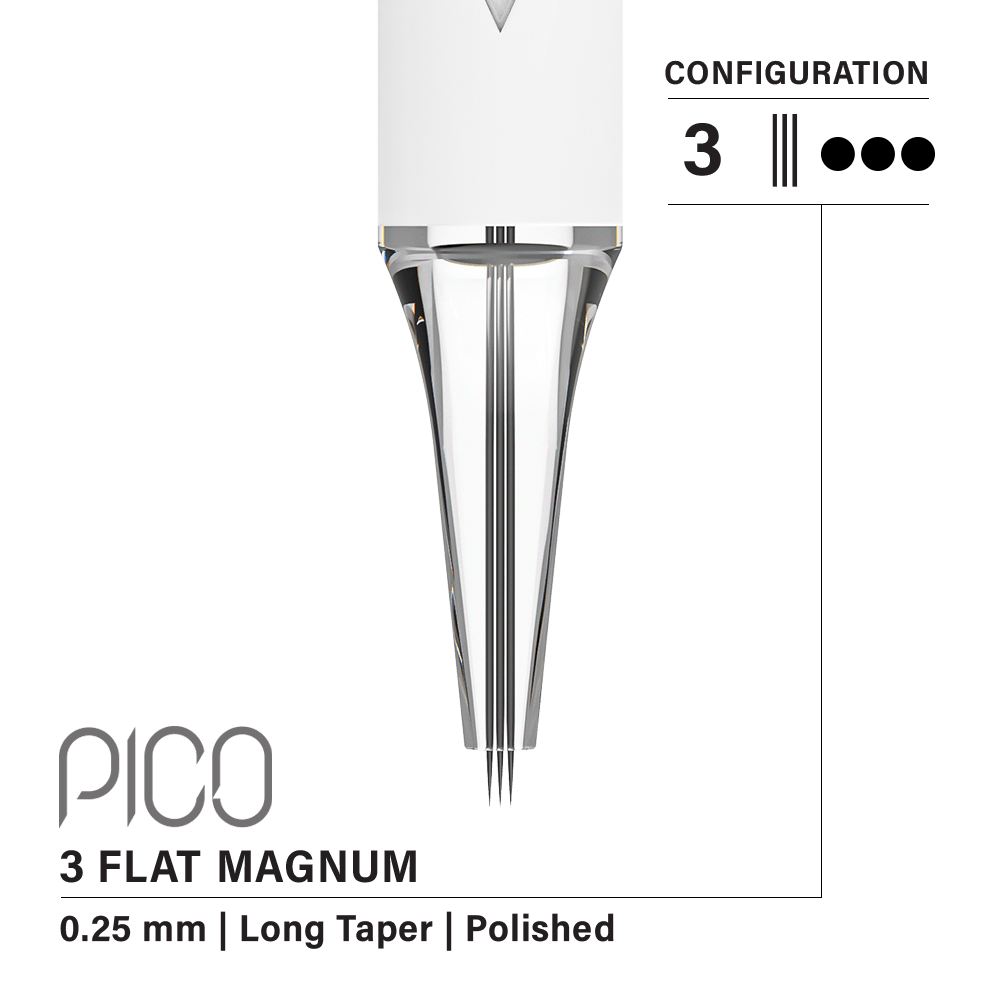 Vertix Pico 3 Magnum Flat cartridge box packaging