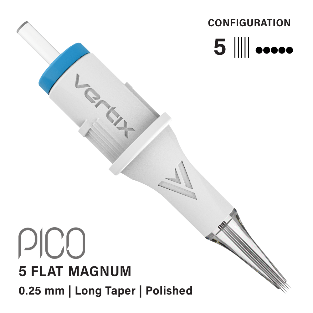 Vertix Pico 5 Magnum Flat PMU cartridge needle, single piece