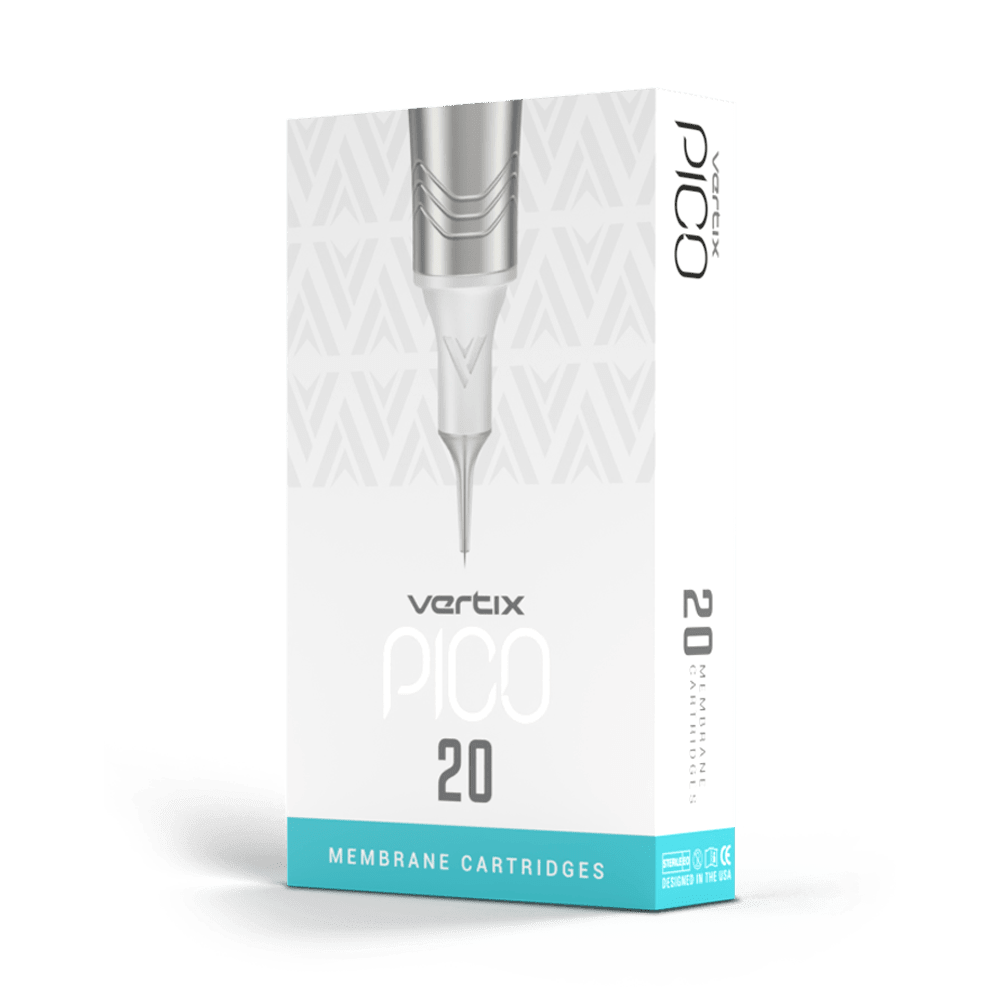 Vertix Pico 5 Round Liner cartridge needle tip detail