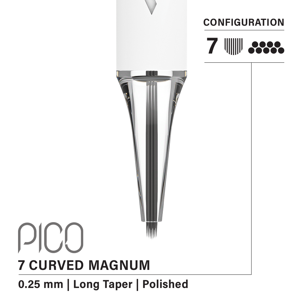 Vertix Pico 7 Magnum Curved cartridge box packaging