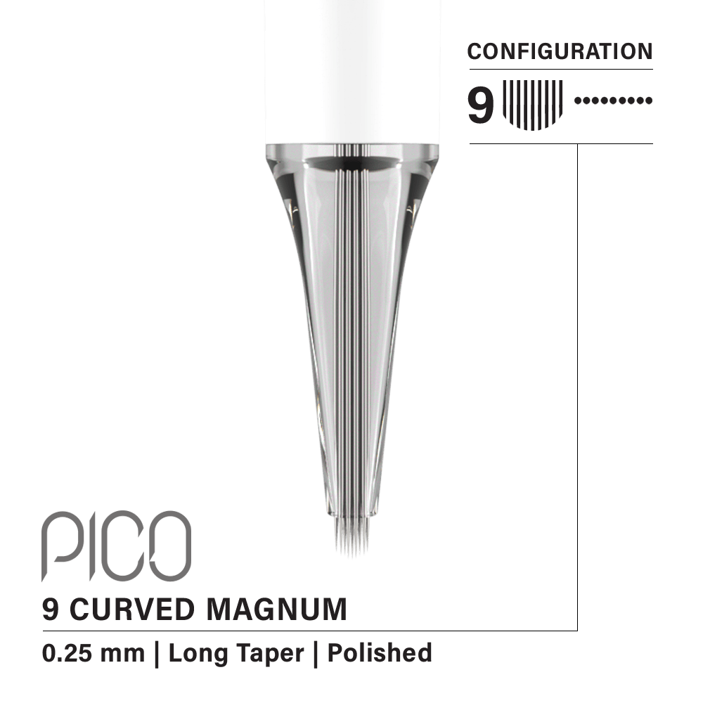 Vertix Pico 9 Magnum Curved cartridge box packaging