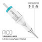 Vertix Pico 3 Round Liner cartridge needle tip detail